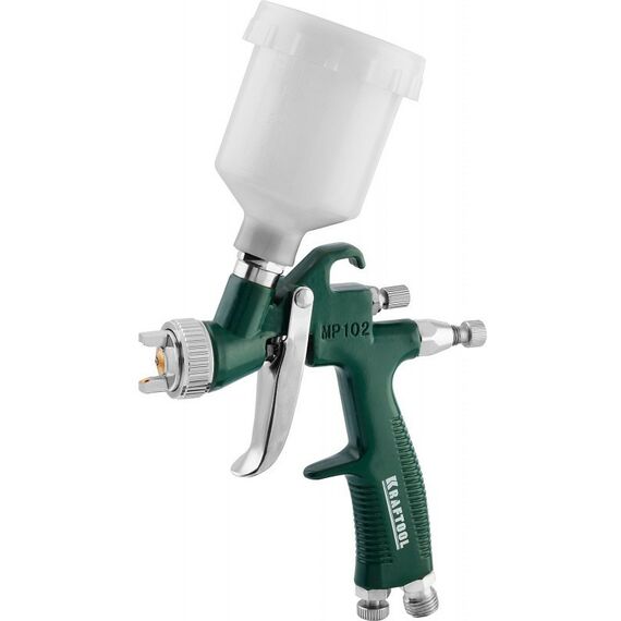 Пневмокраскопульты: Краскопульт пневматический KRAFTOOL AirKraft Mini 1 мм HVLP, c верхним бачком [06565-1.0] фотографии