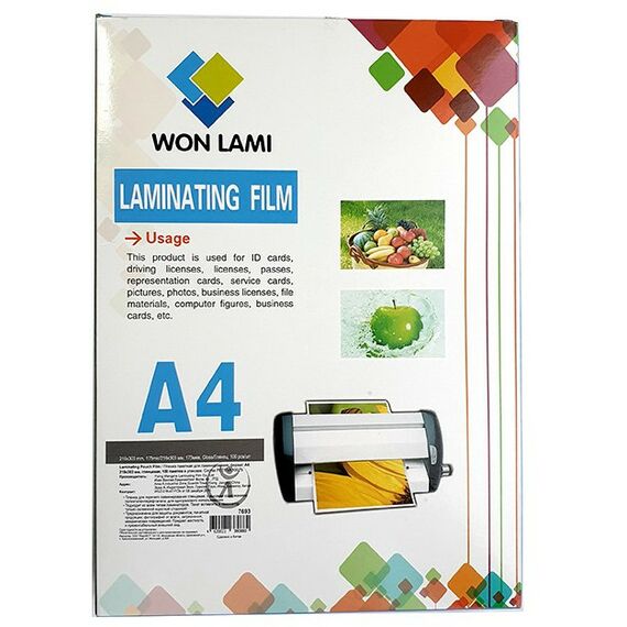 Пленка для ламинирования: Пленка  216х303 А4, 175 мик, 10 шт, WF фотографии
