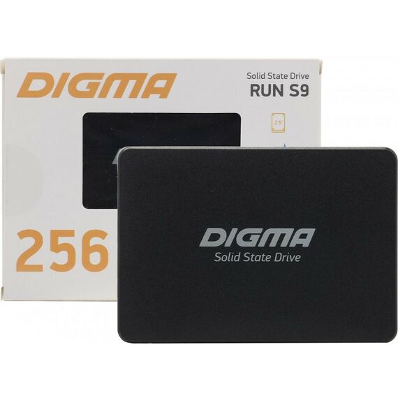 SSD-накопители: SSD-накопитель Digma 256 Gb RUN S9 SATA 6Gb/s 2.5" 3D TLC <1651620> [DGSR2256GS93T] фотографии