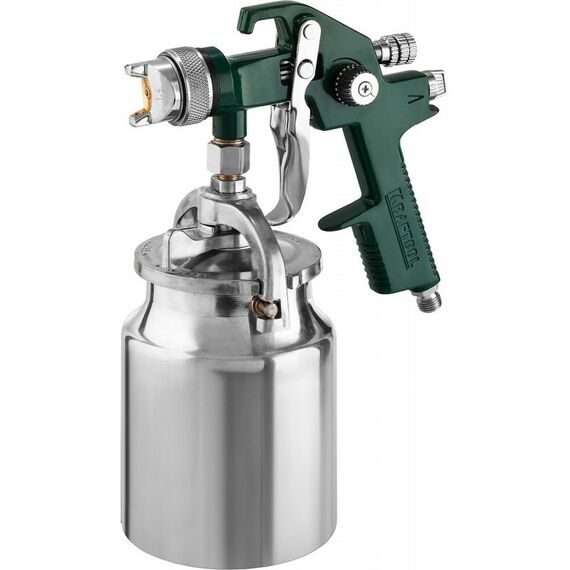 Пневмокраскопульты: Краскопульт пневматический KRAFTOOL AirKraft HVLP с нижним бачком, 1.4мм [06520-1.4] фотографии