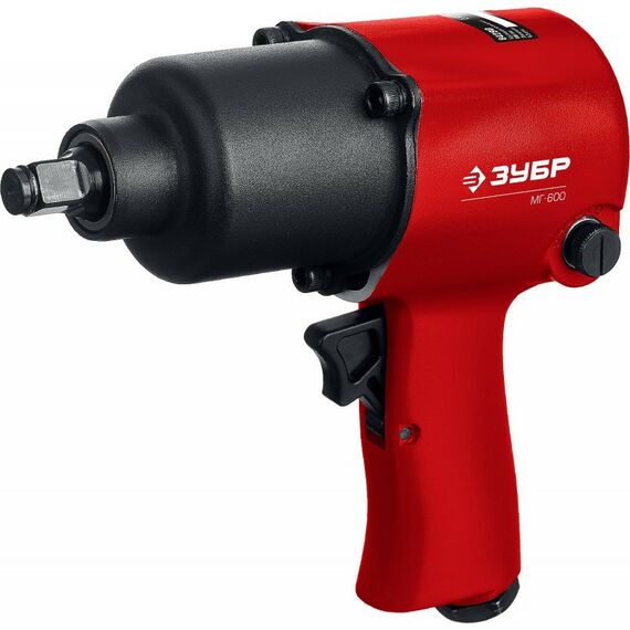 Пневмогайковерты: Ударный пневматический гайковерт Зубр МГ-600 1/2", 600 Нм [64280] фотографии