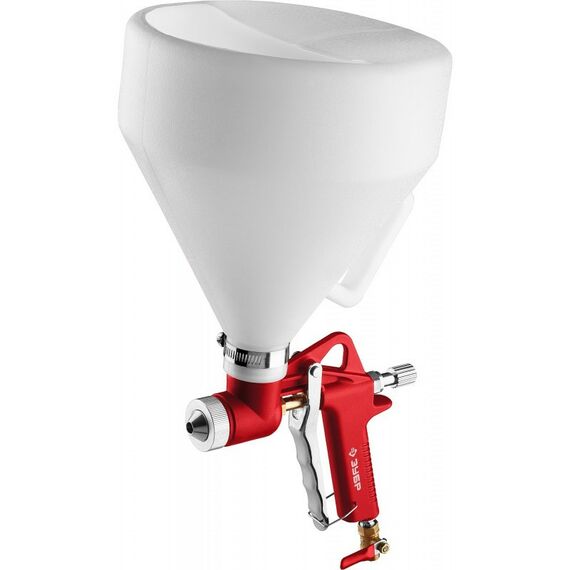 Пневмокраскопульты: Картушный пистолет для штукатурки Зубр MKP 600 с верхним бачком, 4, 6, 8мм [06466] фотографии