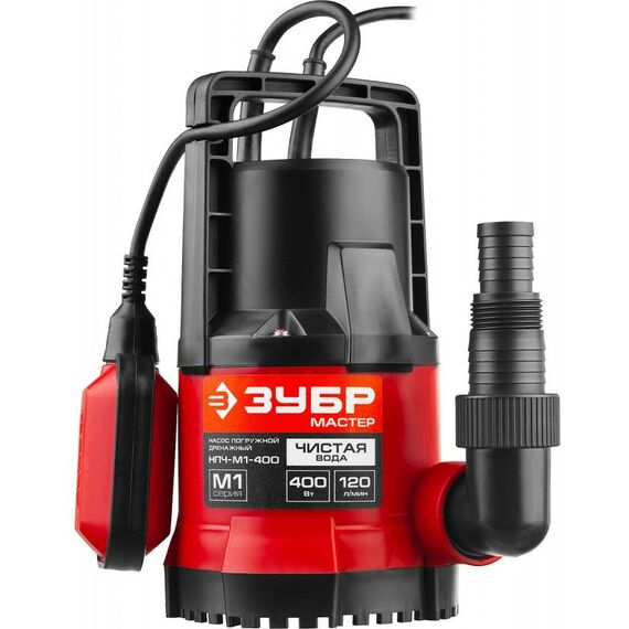 Насосы и насосные станции: Дренажный насос с минимальным уровнем откачки Зубр НПЧ-М1-400 400 Вт фотографии