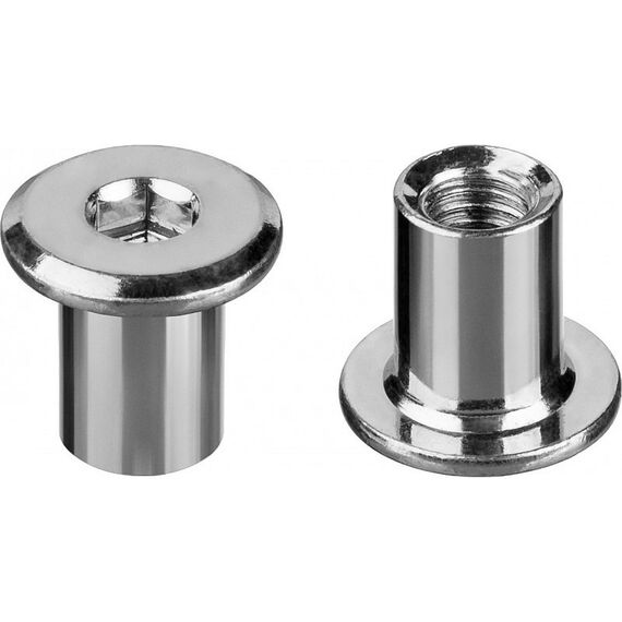 Метрический крепеж: Гайка Эриксона с плоской головкой Зубр M6x12мм 5 кг (780 шт), оцинкованная, шест. 5мм [303770-5] фотографии