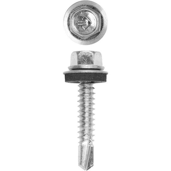 Саморезы: Саморезы СКМ кровельные Зубр Профессионал 19 х 6.3 мм 2 000 шт, для металлических конструкций [4-300310-63-019] фотографии