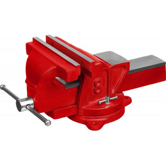 Тиски, струбцины, наковальни, верстаки: Слесарные тиски MIRAX 200 мм [32471-20] фотографии