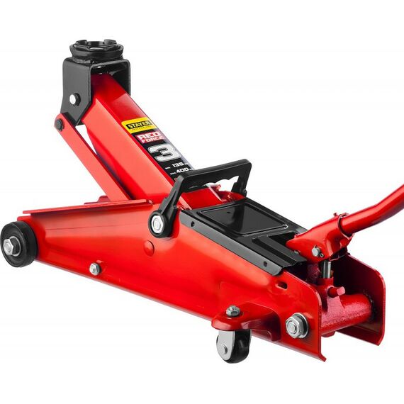 Домкраты: подкатной домкрат с увеличенным подъемом STAYER RED FORCE R-30 3т 135-400мм [43154-3] фотографии