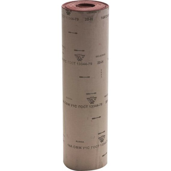 Шлифовка, зачистка: Рулон шлифовальный БАЗ 14А 20-H (P70) 800 мм, на тканевой основе, водостойкий, 30 м [3550-020_z01] фотографии