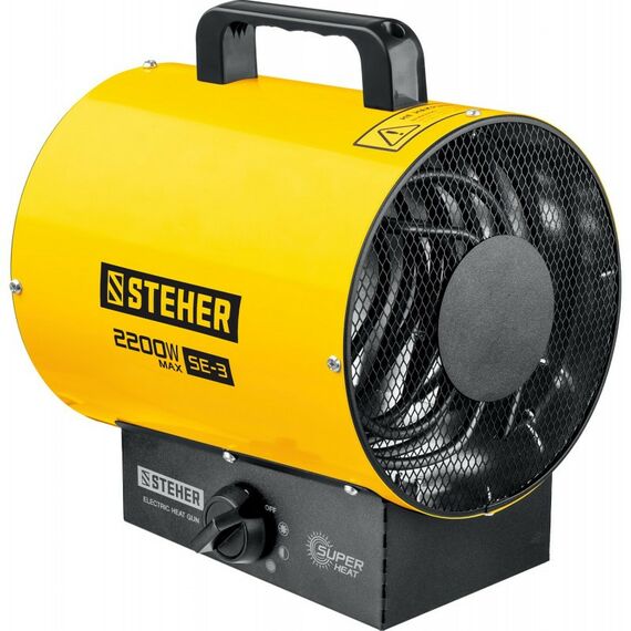 Тепловые пушки: Электрическая тепловая пушка STEHER SE-3 2 кВт фотографии