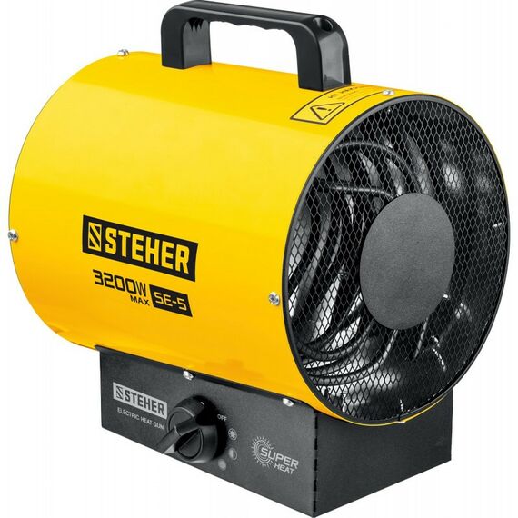 Тепловые пушки: Электрическая тепловая пушка STEHER SE-5 3 кВт фотографии