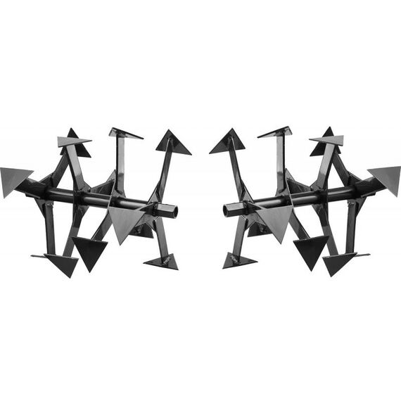 Навесное оборудование для мотоблоков и культиваторов: Фрезы гусиные лапки для мотоблоков Зубр Ф-1 HEX 23 [707108-1] фотографии