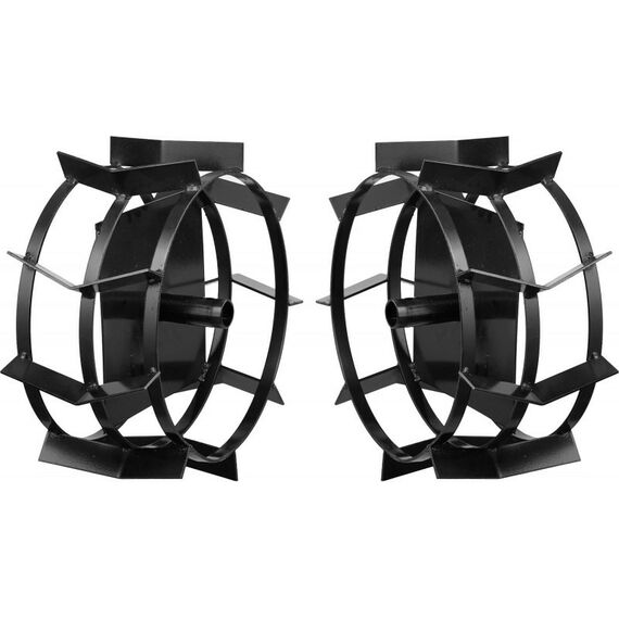 Навесное оборудование для мотоблоков и культиваторов: Грунтозацепы для мотоблоков Зубр ГР-2 430х200 мм, набор 2 шт [707105-2] фотографии