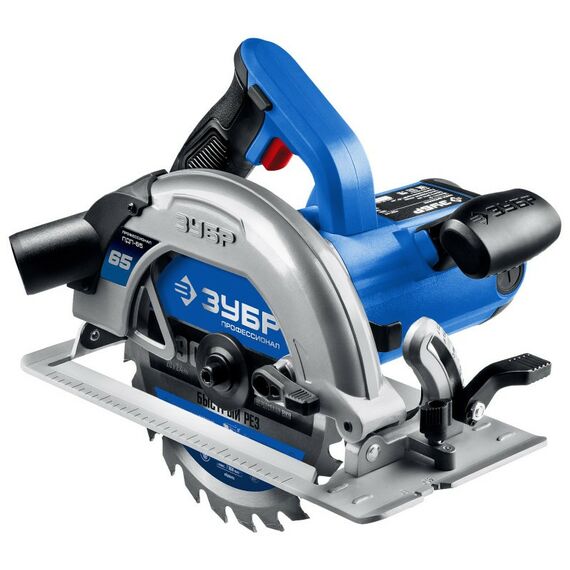 Дисковые пилы: Пила дисковая Зубр Профессионал ПДП-65 90°-65 мм, диск 190 мм, 1600 Вт фотографии