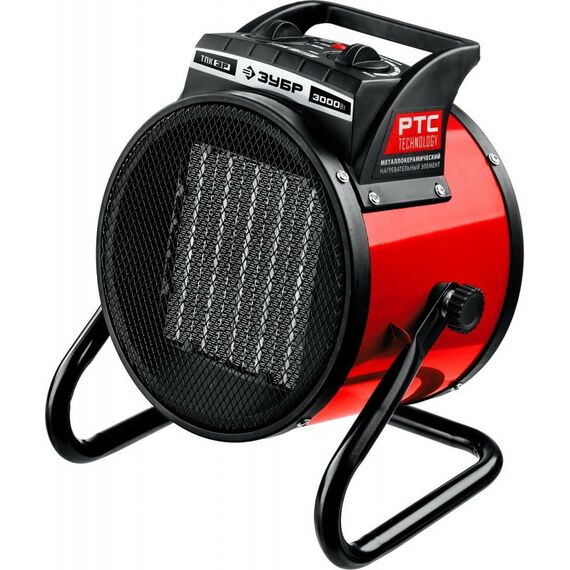 Тепловые пушки: Электрическая тепловая пушка Зубр ТПК-3Р 3 кВт, МКН фотографии