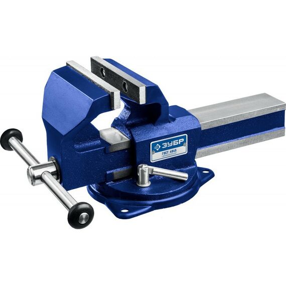 Тиски, струбцины, наковальни, верстаки: Слесарные тиски Зубр УРАЛ 150 мм [32608-140] фотографии