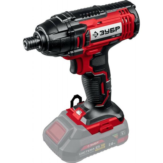 Винтоверты: Винтоверт ударный Зубр ГВЛ-255 18В, без АКБ, в коробке фотографии