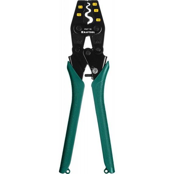 Электромонтажный инструмент: Пресс-клещи усиленные KRAFTOOL PKF-16 для медных наконечников и гильз [45466] фотографии