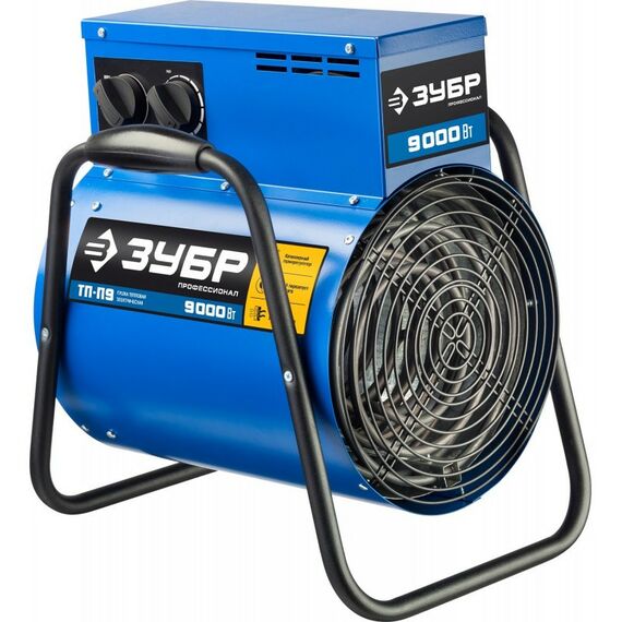 Тепловые пушки: Электрическая тепловая пушка Зубр Профессионал ТП-П9 9 кВт фотографии