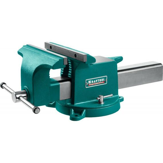 Тиски, струбцины, наковальни, верстаки: Стальные слесарные тиски KRAFTOOL STEEL 250 мм [32701-250] фотографии
