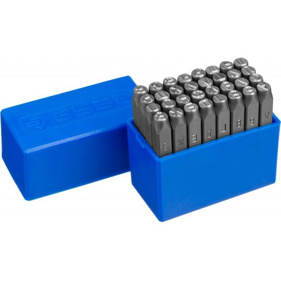 Столярно-слесарный инструмент: Клейма буквенные Зубр 21503-06_z01 кириллица, шрифт 6мм фотографии