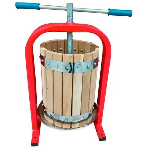 Соковыжималки: Пресс винтовой  Дионис 25 литров дуб, цельнотянутая рама фотографии