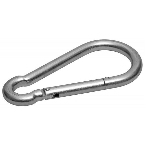 Такелажный крепеж: Карабин Зубр 5мм DIN 5299С, 50 шт, оцинкованный [4-304545-05] фотографии