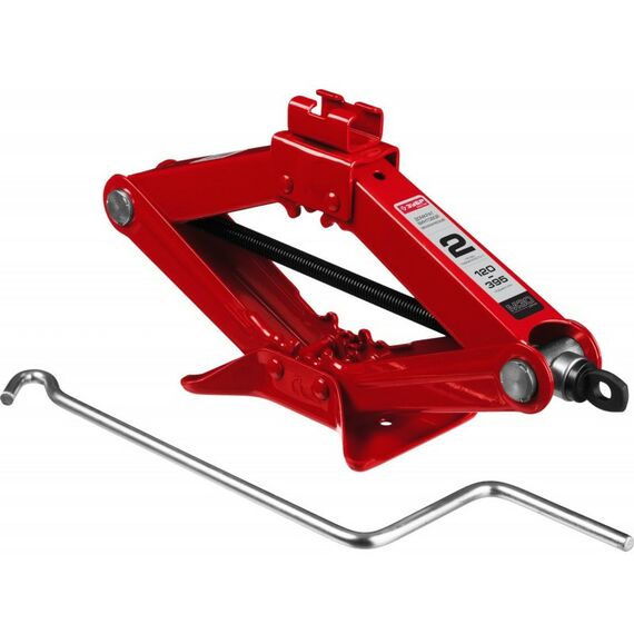 Домкраты: Домкрат винтовой механический Зубр Профессионал РОМБ 2т 120-395мм [43040-2] фотографии