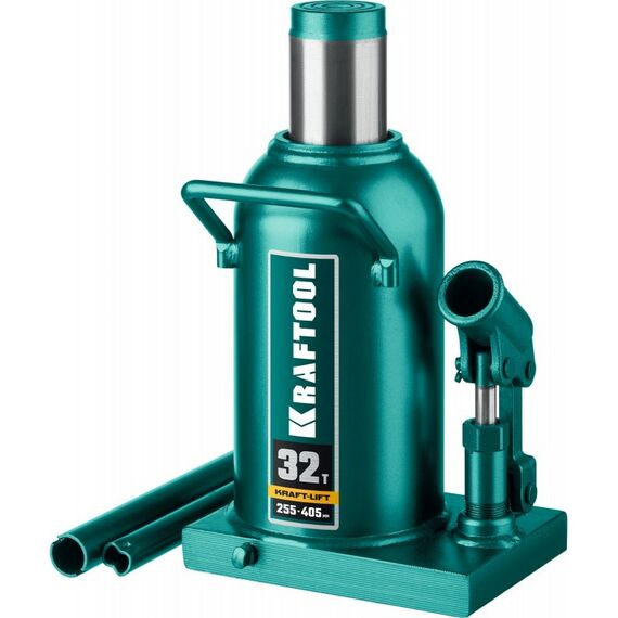 Домкраты: Домкрат бутылочный гидравлический KRAFTOOL KRAFT-LIFT 32т 255-405мм [43462-32_z01] фотографии