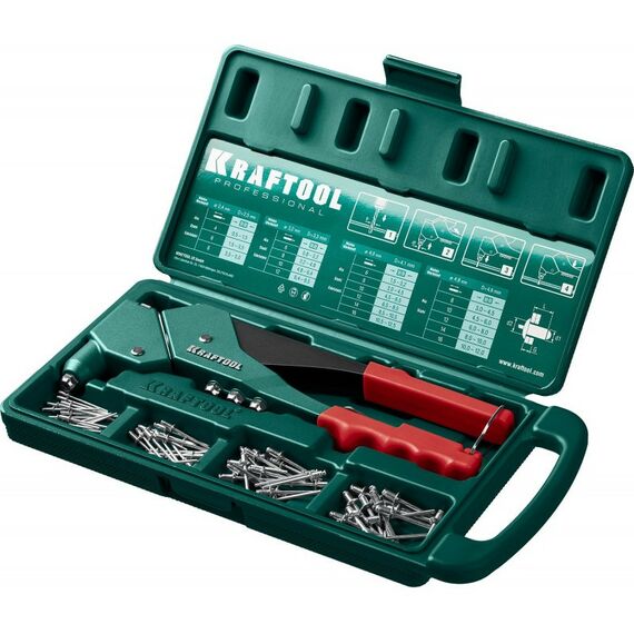 Заклепочники: Поворотный заклепочник KRAFTOOL RX-7 360° в кейсе [31176-H6_z01] фотографии