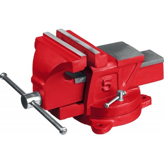 Тиски, струбцины, наковальни, верстаки: Слесарные тиски MIRAX 125 мм [32471-12] фотографии