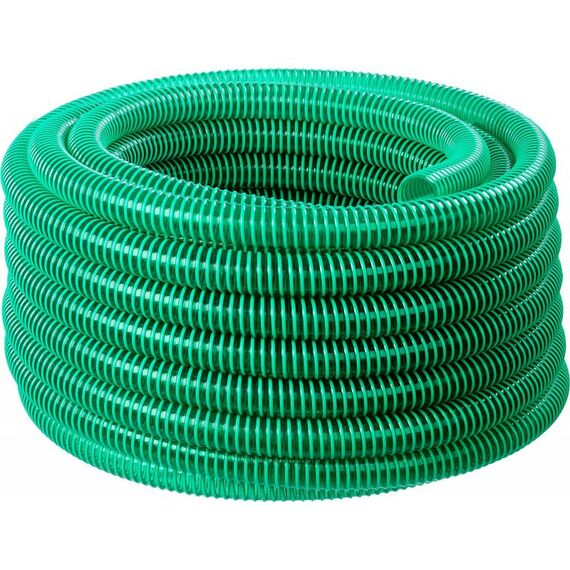 Шланги, системы водопровода и автополива: Шланг напорно-всасывающий со спиралью ПВХ Зубр 38мм х 15м 3 атм [40325-38-15] фотографии