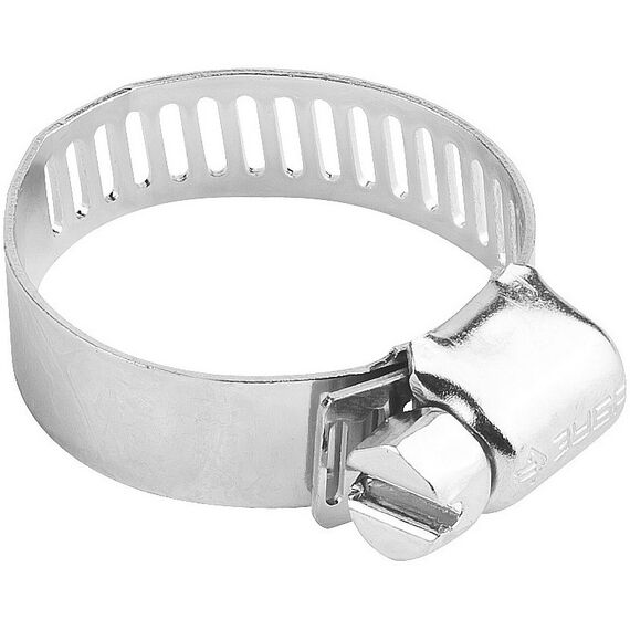 Хомуты металлические: Хомуты Х-12П оцинкованные Зубр 91-114 мм просечная лента 12.7 мм, 50 шт [37805-091-114-50] фотографии