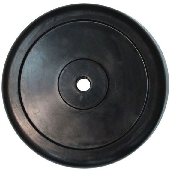 Диски d 25:  Диск обрезиненный Classic черный D26 мм PROFI-FIT 25 кг фотографии