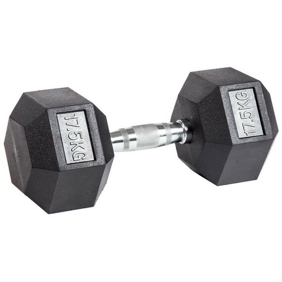Гантели:  Гантель гексагональная обрезиненная PROFI-FIT 17,5 кг фотографии