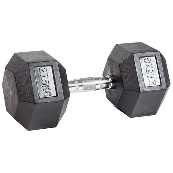 Гантели:  Гантель гексагональная обрезиненная PROFI-FIT 27,5 кг фотографии