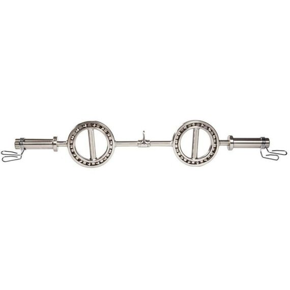 Грифы для штанги:  Гриф с вращающимися ручками (замки-пружины) D50 мм PROFI-FIT фотографии