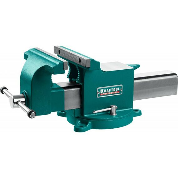 Тиски, струбцины, наковальни, верстаки: Стальные слесарные тиски KRAFTOOL STEEL 200 мм [32701-200] фотографии