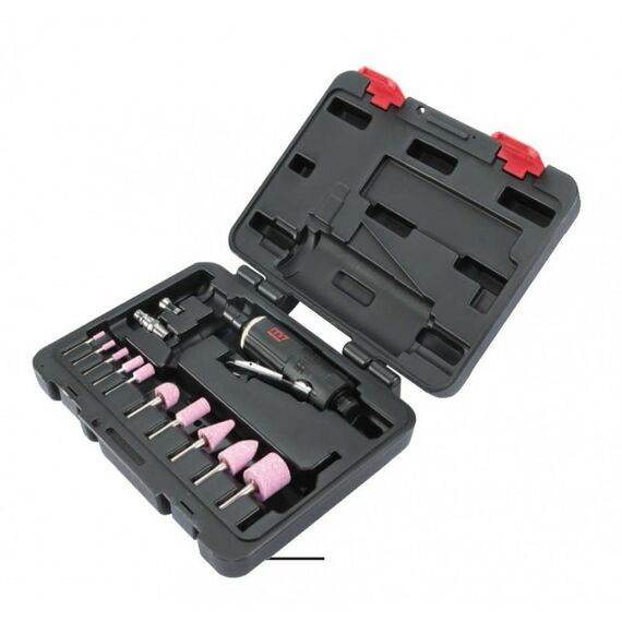 Пневмошлифмашины: Пневматическая бормашина (шарошка) MIGHTY SEVEN QA-0115A 3 - 6 мм, 25000 об/мин, с набором принадлежностей, 15 предметов фотографии