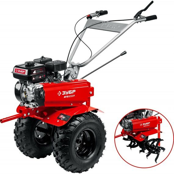 Культиваторы: Бензиновый мотоблок Зубр МТБ-300 У увеличенные колеса, 7 л.с. фотографии