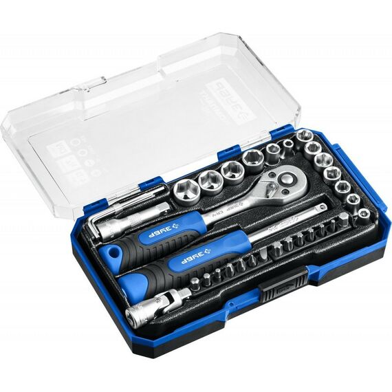 Наборы инструментов и ключи: Универсальный набор инструмента Зубр Профессионал Компакт-35 35 предметов [27642-H35_z01] фотографии