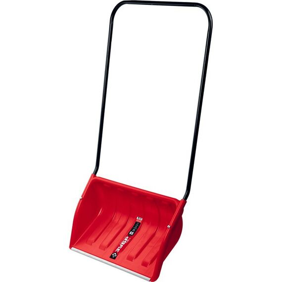 Лопаты: Снеговой движок (скрепер) Зубр ТАЙГА 650 мм пластиковый ковш с алюминиевой планкой [39934] фотографии