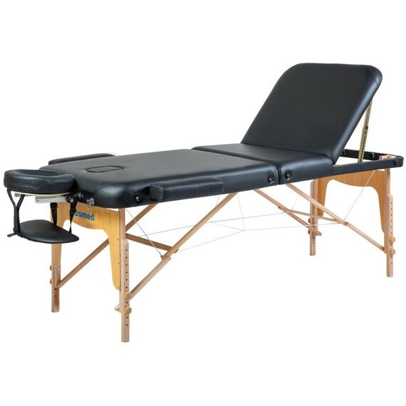 Массажные столы:  Массажный складной стол Mizomed Premium 3 черный фотографии