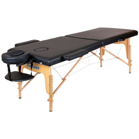 Массажные столы:  Массажный складной стол Mizomed Standart 2 черный фотографии