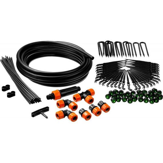 Шланги, системы водопровода и автополива: Система капельного полива от водопровода GRINDA 425270-30 на 30 растений фотографии