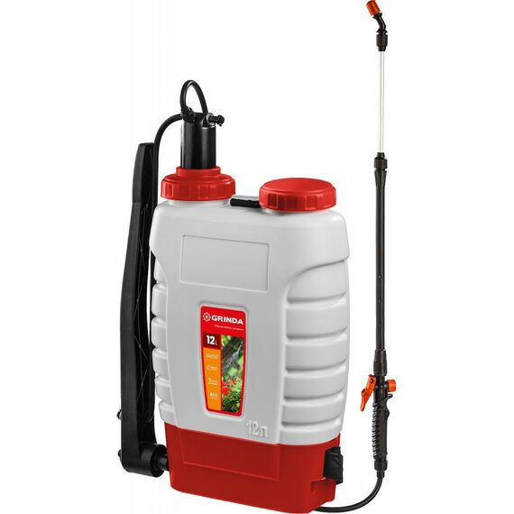 Опрыскиватели садовые: Опрыскиватель ранцевый GRINDA KS-12 12 л, с телескопическим алюминиевым удлинителем [425217] фотографии