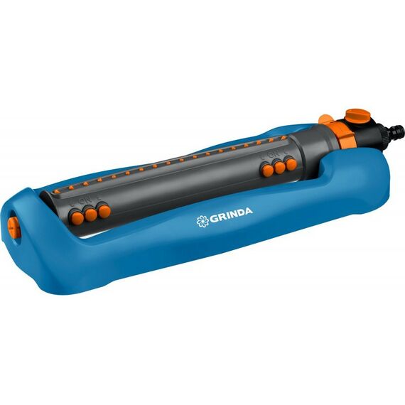 Шланги, системы водопровода и автополива: Распылитель веерный GRINDA PROLine RO-18P 418 м2 полив, 18 форсунок, профессиональный [429341] фотографии