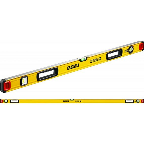 Строительные уровни: Уровень магнитный STAYER ProStabil Magnet 2000 мм с двумя фрезерованными поверхностями [3480-200] фотографии