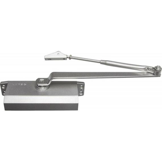 Доводчики: Доводчик дверной Зубр 37910-80 для дверей массой до 80 кг, цвет серебро [37910-80] фотографии