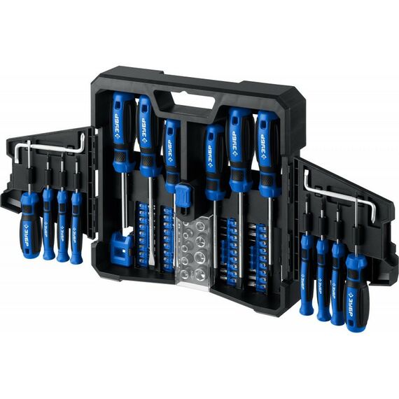 Отвертки: Набор отверток с насадками Зубр Профессионал-63 63 шт [25243] фотографии