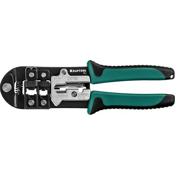Электромонтажный инструмент: Кримпер универсальный KRAFTOOL RJ RJ45, RJ11/RJ12 [22699] фотографии